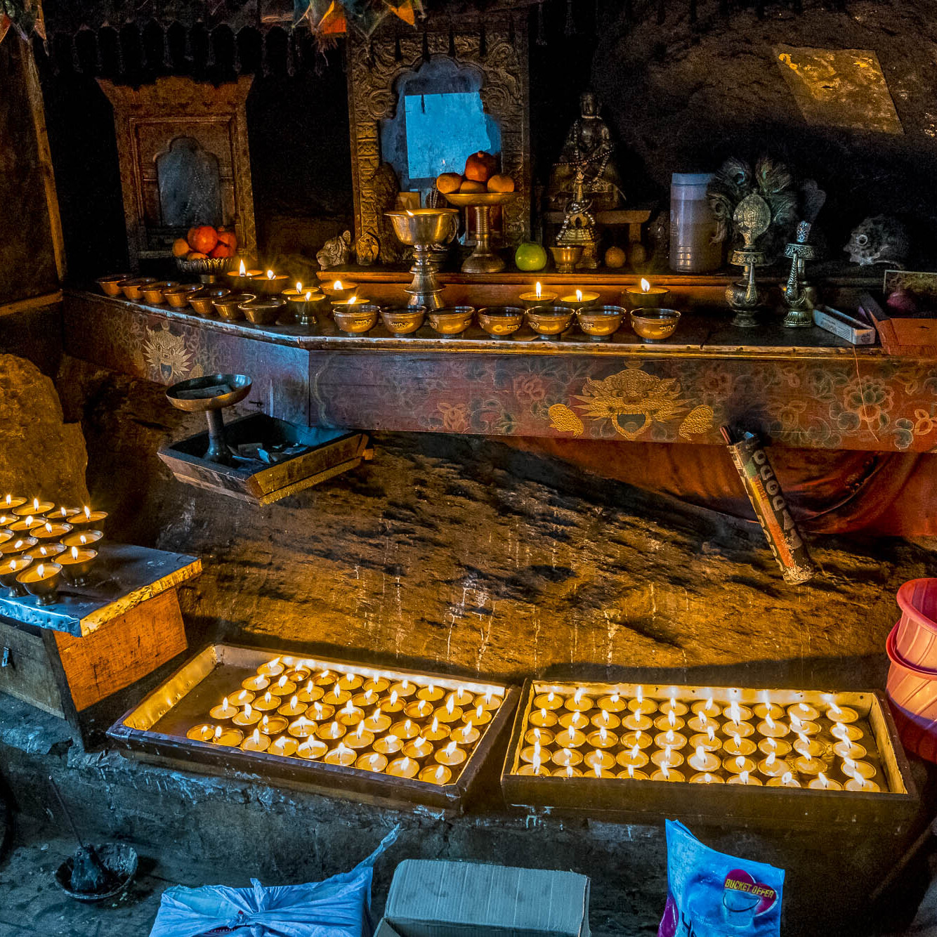 A Bhutanese tradition with candles