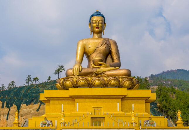 the Great Buddha Dordenma in Bhutan