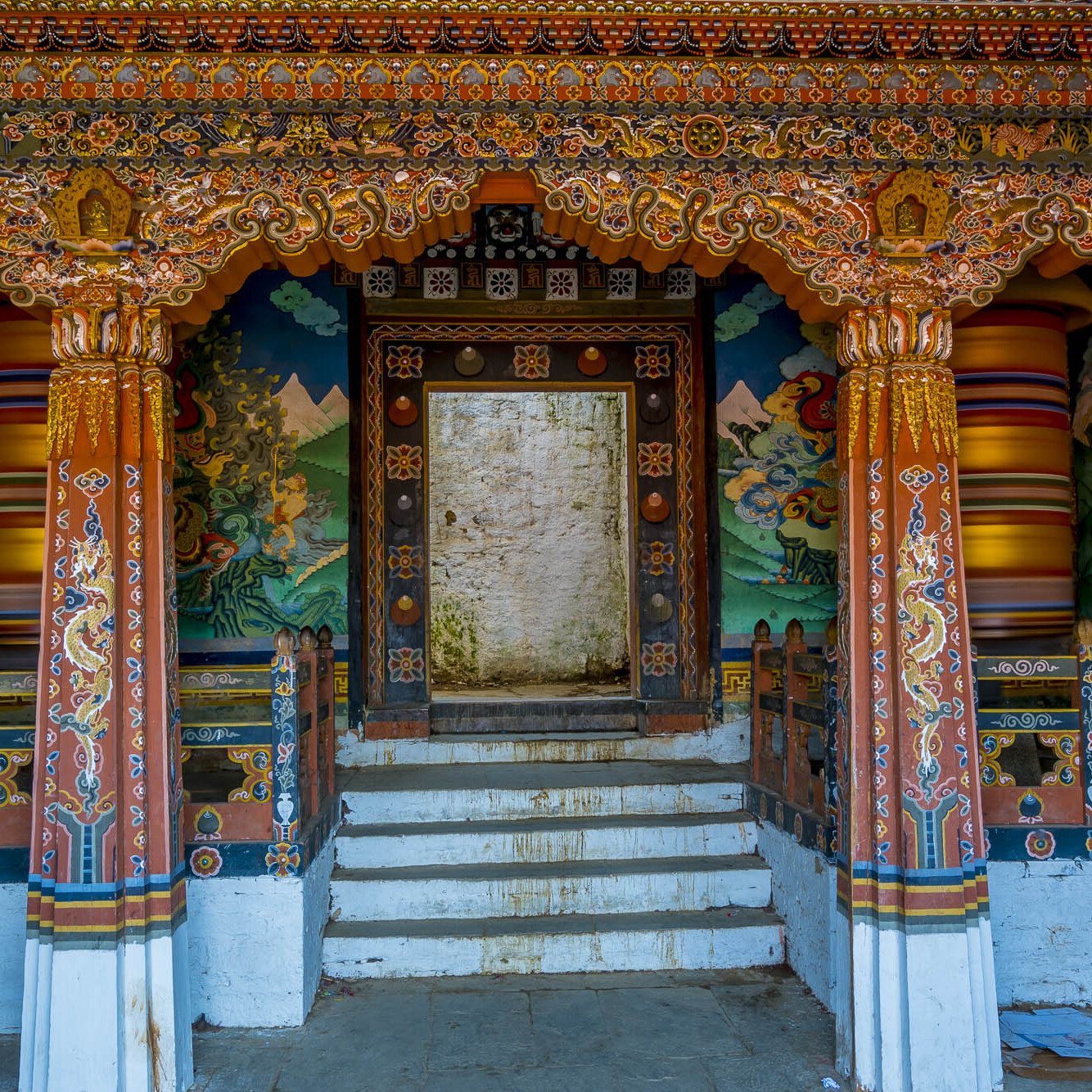 Bhutan tepmle shrine